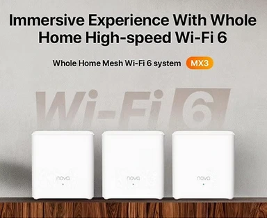 Sistemas Mesh Tenda Mx3 Wifi6 Ax1500 2.4g 5g Doble Banda