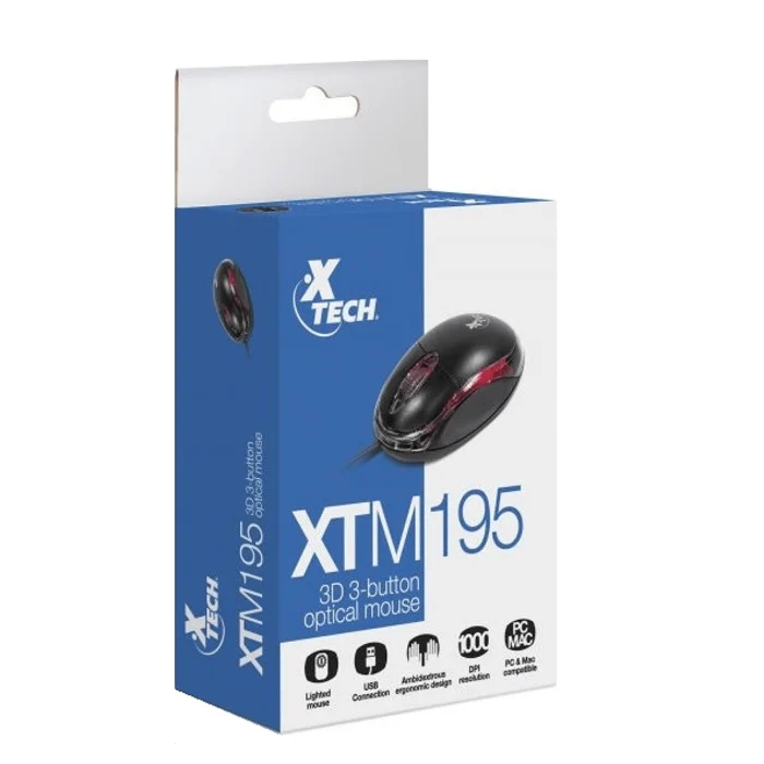 MOUSE USB + XTECH + PC