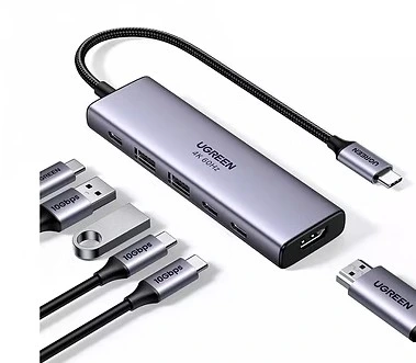 UGREEN Original Hub USB C 6 en 1